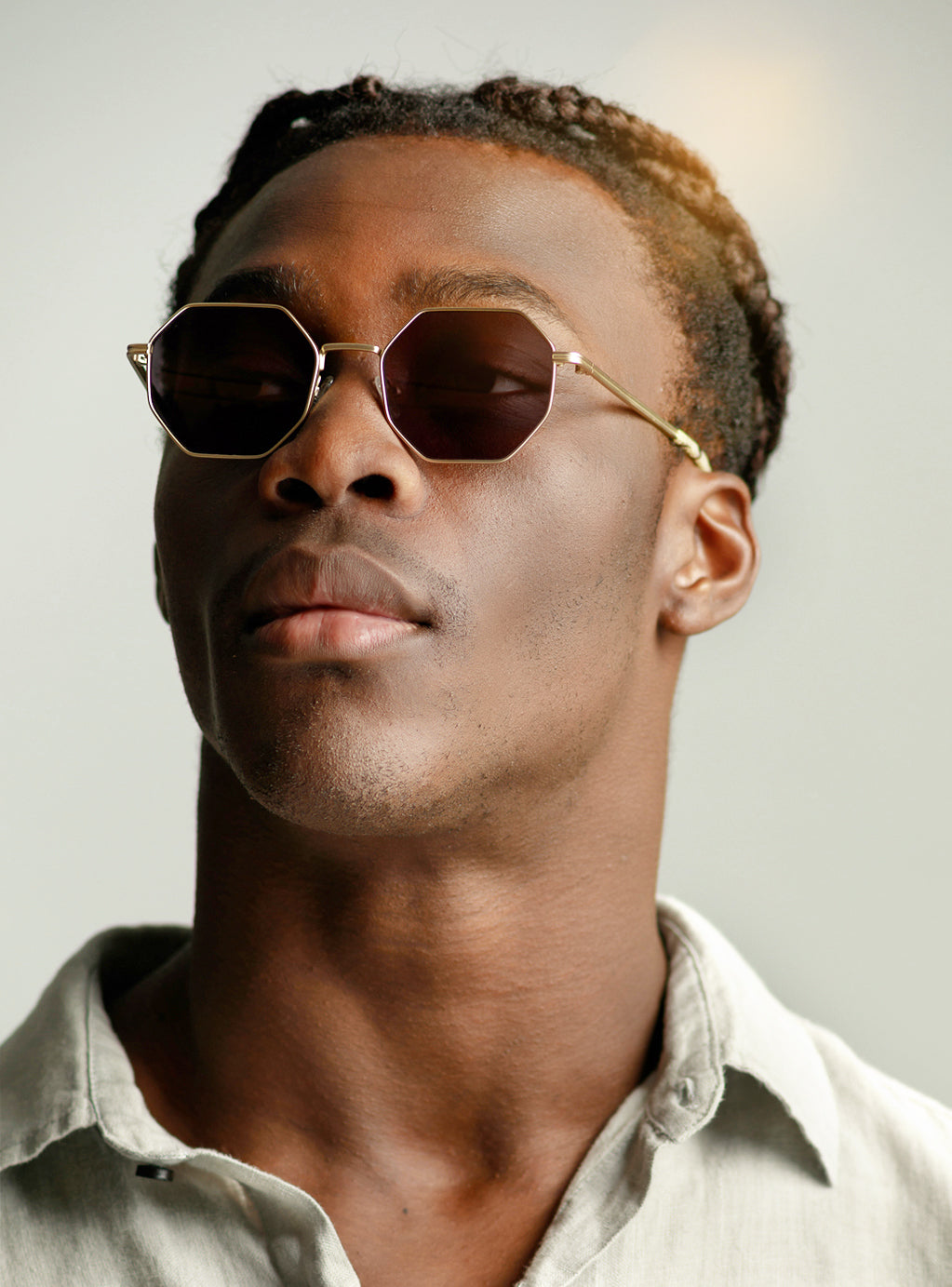 Gamma Gold with Black Lenses