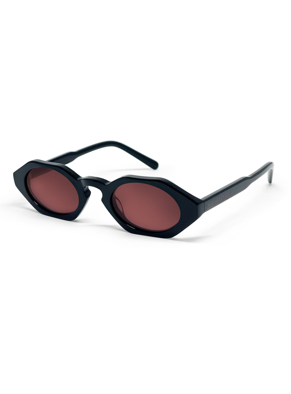 Pixel Black Shiny with Pink Lenses