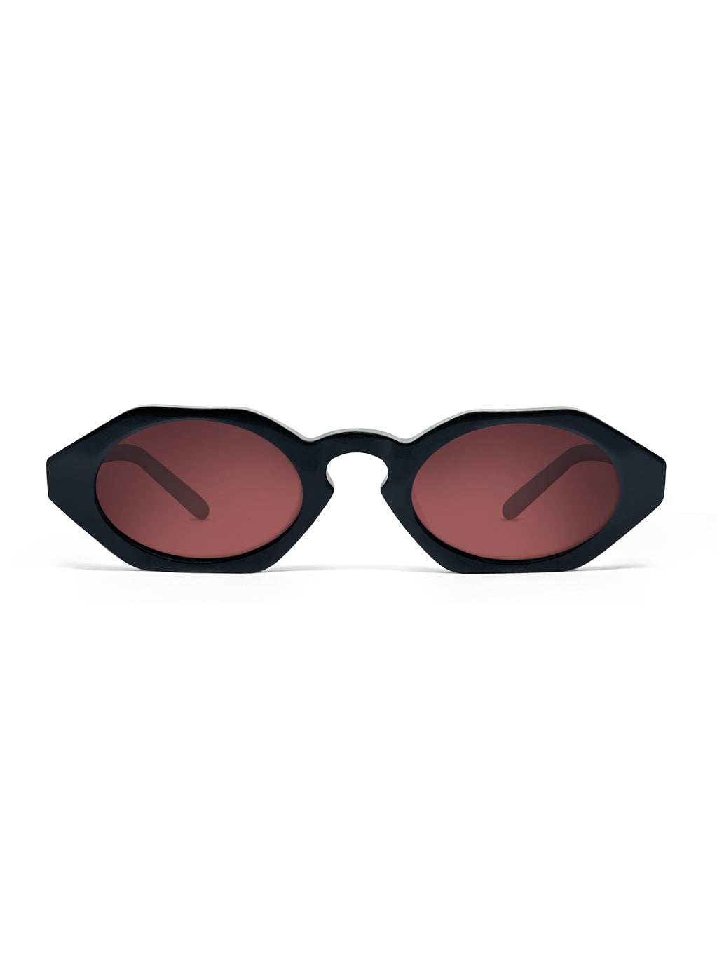 Pixel Black Shiny with Pink Lenses