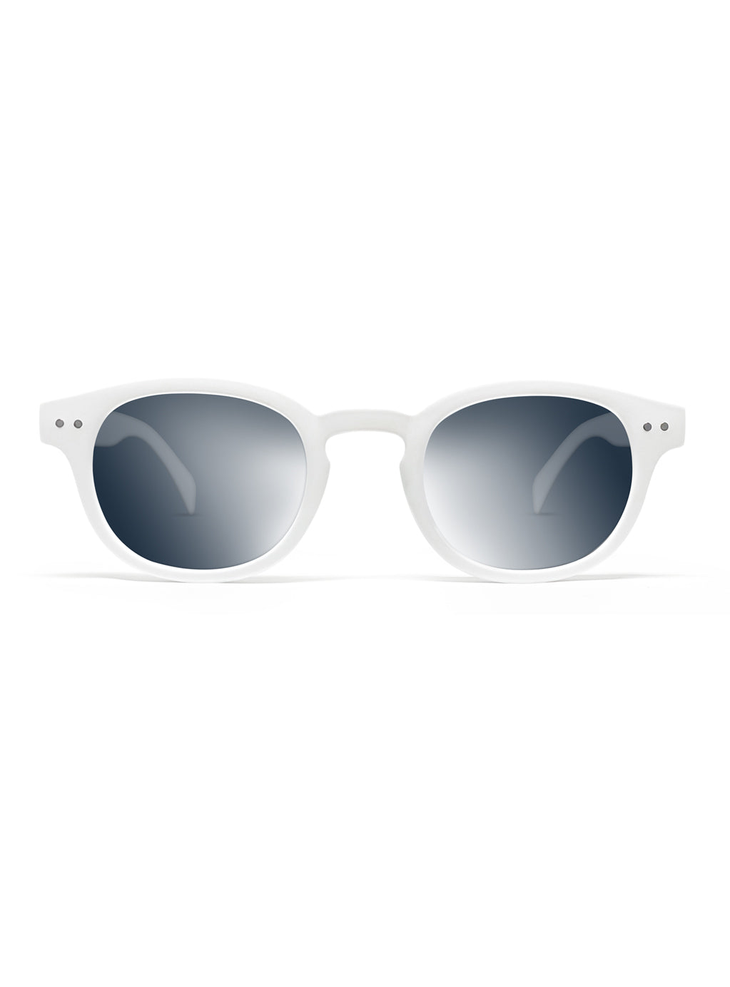 Reborn White with Grey Mirror Lenses