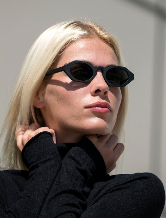 Pixel Black Shiny with Black Lenses