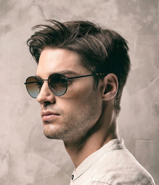 Tension 2.0 Black with Brown/Blue Gradient Lenses