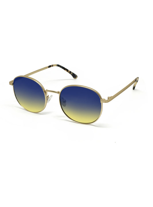 Tension 2.0 Gold with Blue/Yellow Gradient Lenses