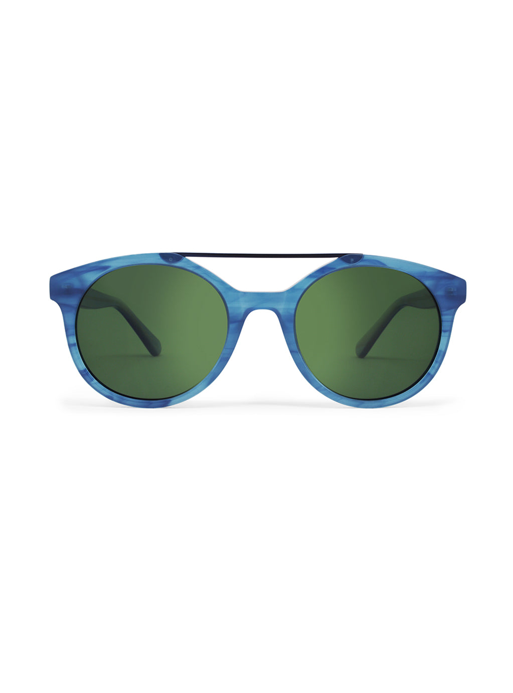 Vector Blue with Green Lenses