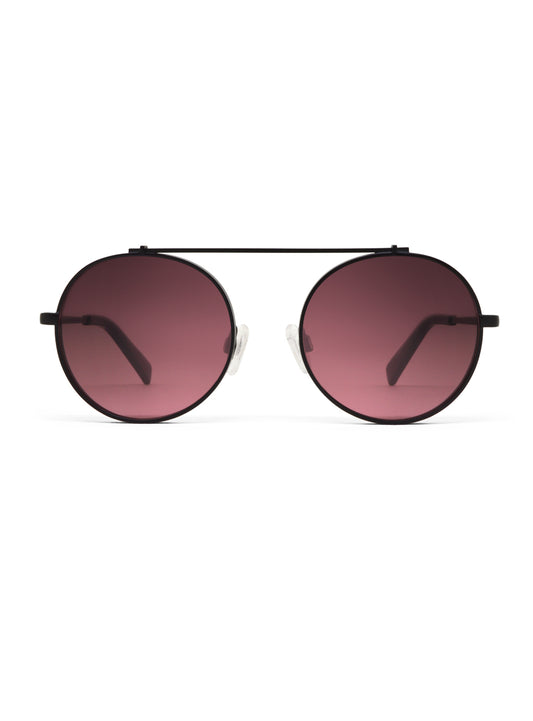 Omikron Black with Pink Lenses